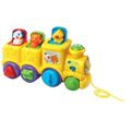 רכבת חיות קופצות מנגנת בעברית - צהוב Vtech