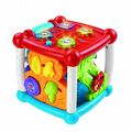 קוביית לימוד ופעילות מנגנת ומאירה בעברית -Vtech  VTH-0157