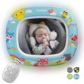 מראה לרכב לתינוק FOREST FUN עם מנגינות מרגיעות ותאורת לילה - benbat