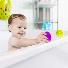JELLIES צעצועי אמבט בצורת 9 מדוזות צבעוניות נדבקות Boon