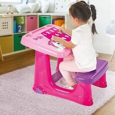 שולחן ציור ויצירה וספסל ישיבה - חד קרן - Dolu Toys