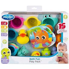 מארז מתנה לאמבטיה 15 חלקים מבית Playgro