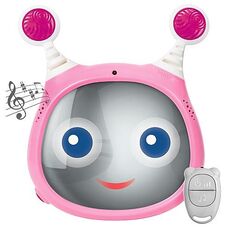 מראה לרכב לתינוק אקטיבית Oly עם מנגינות ושלט רחוק - ורוד benbat