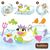 צעצוע אמבט ברווז סילון מים בת הים Jet Duck Mermaid יוקידו