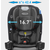 כסא בטיחות משולב בוסטר צר במיוחד SlimFit3 LX - אפור/כחול Stanford גרקו