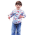 סינר עם שרוול - ינשוף ורוד אופסי בייבי