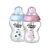 זוג בקבוק 260 מ"ל בנות הכי טבעי Tommee tippee