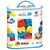 שק רב פעמי עם 60 לבני בניה גדולות וצבעוניות Dolu Toys