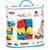 שק רב פעמי עם 100 לבני בניה גדולות וצבעוניות Dolu Toys