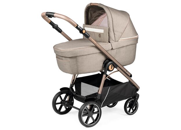 עגלה תינוק ולוצה Veloce 2024   1 הכוללת מנגנון קיפול ביד אחת - ורוד/זהב Mon Amour פג פרגו
