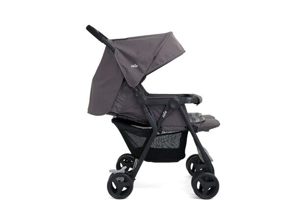 עגלת תאומים/אחים קלה במיוחד Aire Twin אייר טווין - Dark Pewter אפור גואי