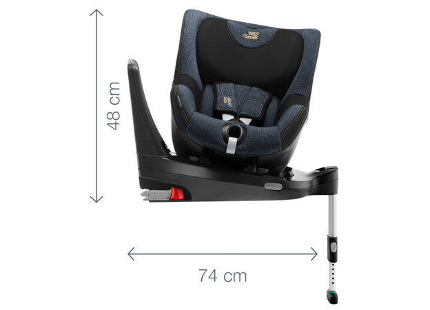 כסא בטיחות מסתובב 360 DUALFIX i-SIZE - אפור ברייטקס רומר