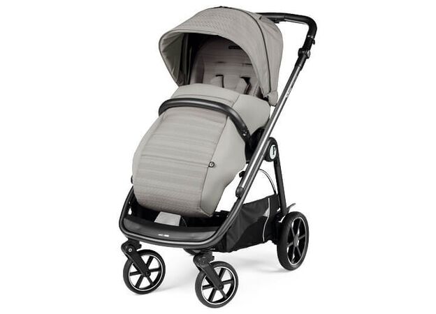 עגלה תינוק ולוצה Veloce 2024  1 הכוללת מנגנון קיפול ביד אחת - אפור בהיר Moonstone פג פרגו
