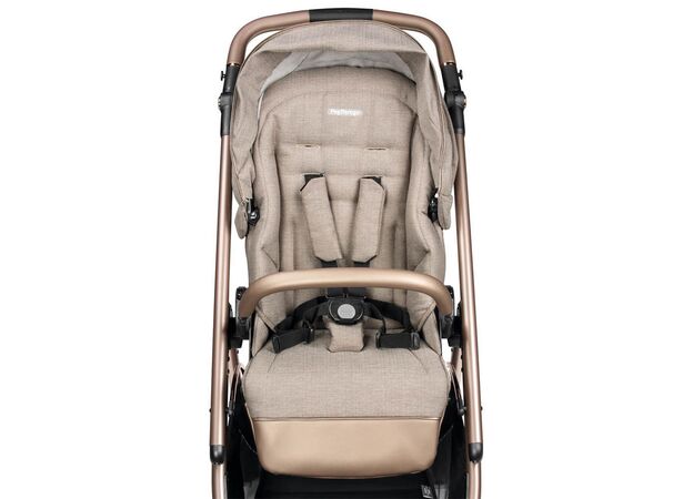 עגלה תינוק ולוצה Veloce 2024   1 הכוללת מנגנון קיפול ביד אחת - ורוד/זהב Mon Amour פג פרגו