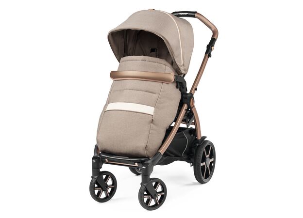 סט עגלה תינוק בוק פלוס עלית פרימיום Elite Premium 2021 - ורוד/זהב Mon Amour פג פרגו