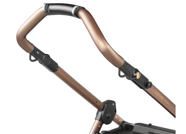 סט עגלה תינוק בוק פלוס עלית פרימיום Elite Premium 2021 - ורוד/זהב Mon Amour פג פרגו