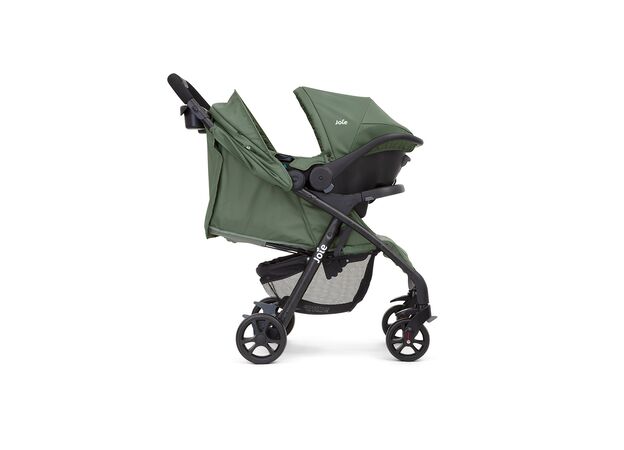 עגלה Muze LX travel system הכוללת סלקל - אפור Dark Pewter גואי