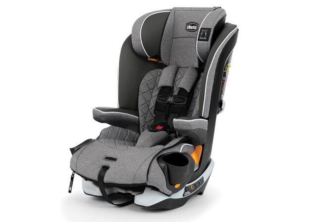 כסא בטיחות ובוסטר מיי פיט זיפ MyFit Zip עם ריפוד כפול ניתן להסרה בקלות - אפור Granite ציקו