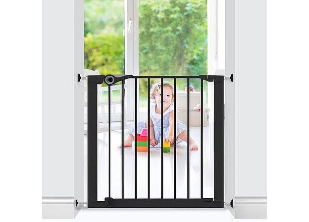 שער בטיחות ללא קדיחה למשקוף BAMBINO כולל זוג מאריכים