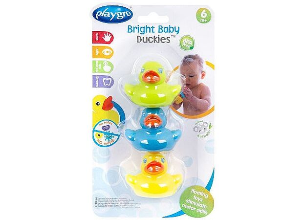 שלישיית ברווזים מדהימים לאמבטיה מבית PLAYGRO