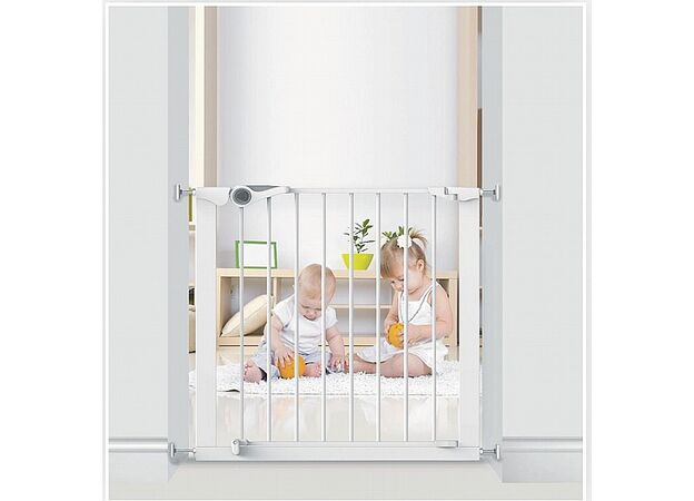 שער בטיחות ללא קדיחה למשקוף BAMBINO כולל זוג מאריכים