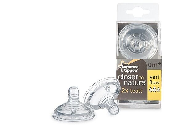 זוג פטמות בקבוק זרימה משתנה - TOMEE TIPPEE - טומי טיפי