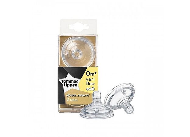 זוג פטמות בקבוק זרימה משתנה - TOMEE TIPPEE - טומי טיפי