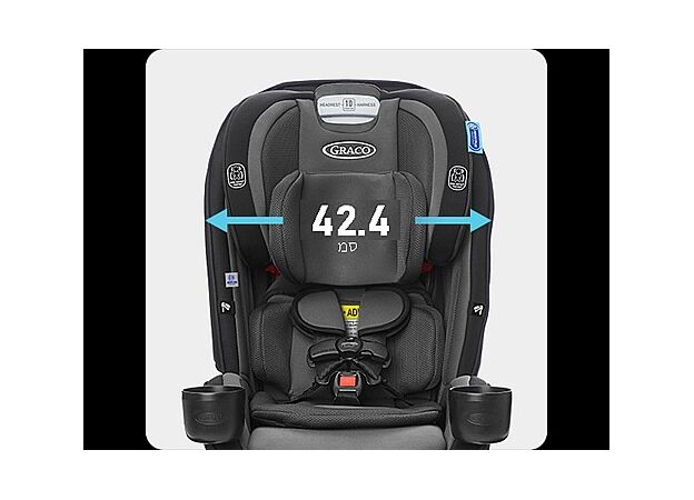 כסא בטיחות צר במיוחד דגם  Slimfit 3LX