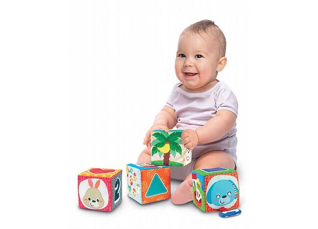 קוביות משחק מבד לתינוק WINFUN