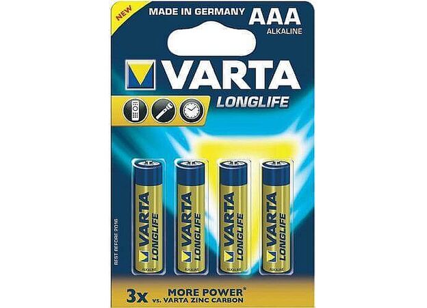 סוללות VARTA 1.5V AAA ורטה