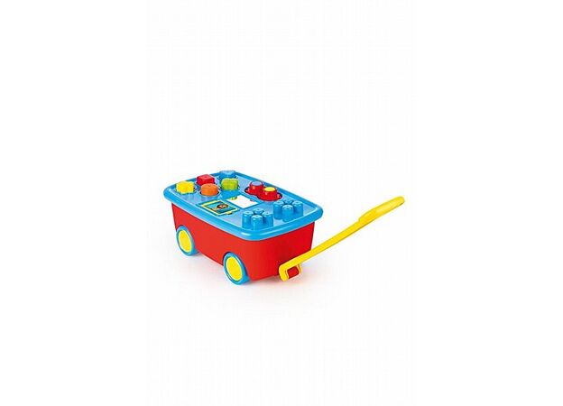 עגלת קוביות נגררת Dolu Toys