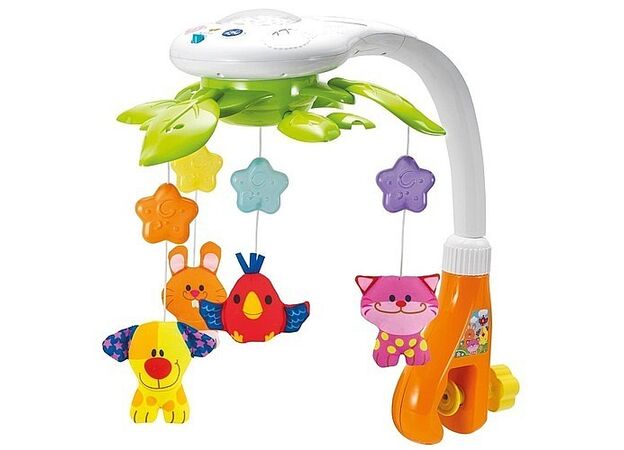 מובייל חיות מנגן בשילוב מקרן WINFUN וין פאן