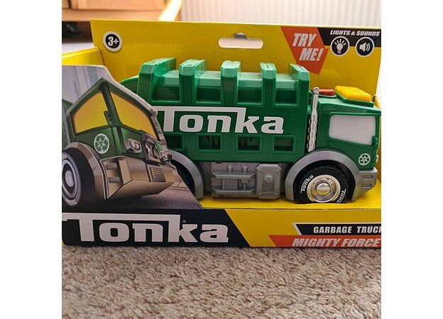 רכב משאית זבל צלילים וקולות ותאורה - TONKA
