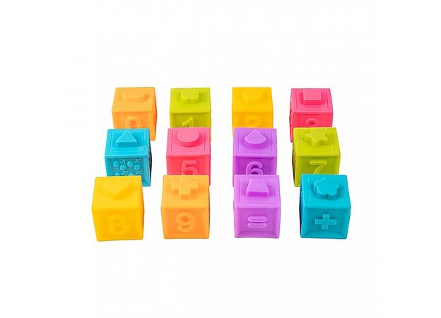 12 קוביות רכות ספארק טויס - SPARK TOYS