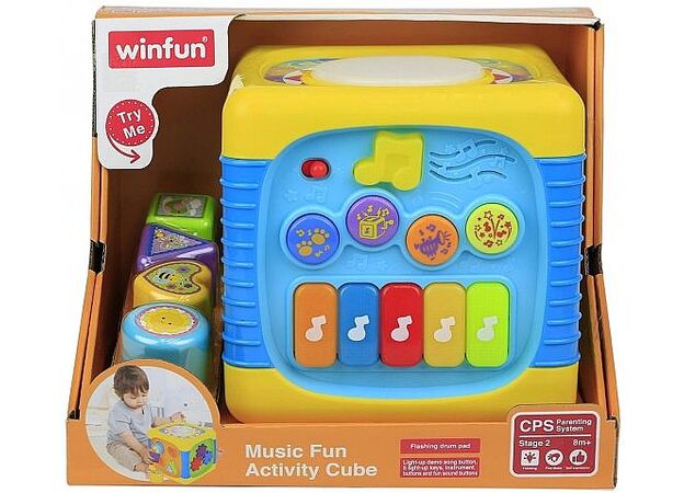 קוביית פעילות מוזיקלית WINFUN